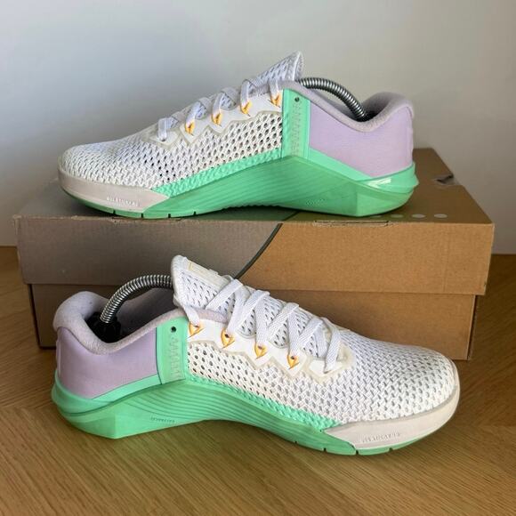 Nike Metcon 6 infinite Lilac /Green Women Running Sneakers - SZ 8 - Picture 10 of 12